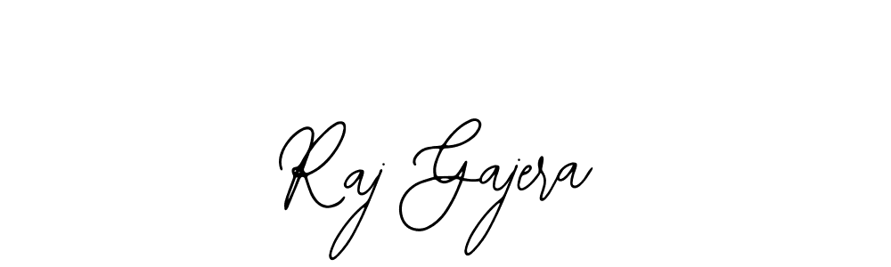 Use a signature maker to create a handwritten signature online. With this signature software, you can design (Bearetta-2O07w) your own signature for name Raj Gajera. Raj Gajera signature style 12 images and pictures png