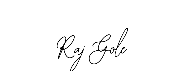 if you are searching for the best signature style for your name Raj Gole. so please give up your signature search. here we have designed multiple signature styles  using Bearetta-2O07w. Raj Gole signature style 12 images and pictures png