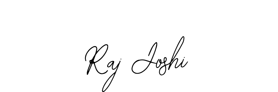 You should practise on your own different ways (Bearetta-2O07w) to write your name (Raj Joshi) in signature. don't let someone else do it for you. Raj Joshi signature style 12 images and pictures png