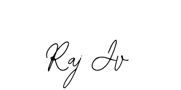 How to Draw Raj Jv signature style? Bearetta-2O07w is a latest design signature styles for name Raj Jv. Raj Jv signature style 12 images and pictures png