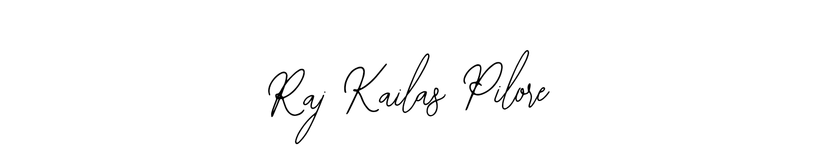 Similarly Bearetta-2O07w is the best handwritten signature design. Signature creator online .You can use it as an online autograph creator for name Raj Kailas Pilore. Raj Kailas Pilore signature style 12 images and pictures png