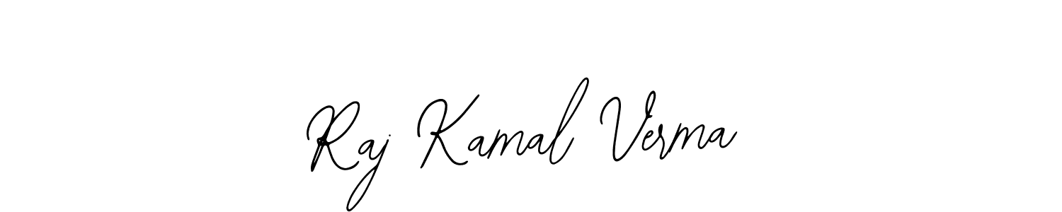 How to make Raj Kamal Verma name signature. Use Bearetta-2O07w style for creating short signs online. This is the latest handwritten sign. Raj Kamal Verma signature style 12 images and pictures png