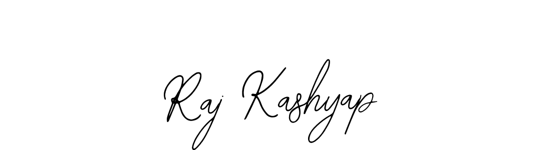 How to make Raj Kashyap name signature. Use Bearetta-2O07w style for creating short signs online. This is the latest handwritten sign. Raj Kashyap signature style 12 images and pictures png