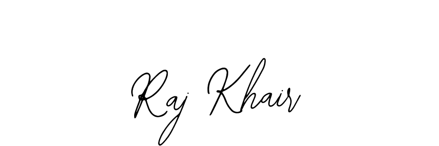 The best way (Bearetta-2O07w) to make a short signature is to pick only two or three words in your name. The name Raj Khair include a total of six letters. For converting this name. Raj Khair signature style 12 images and pictures png