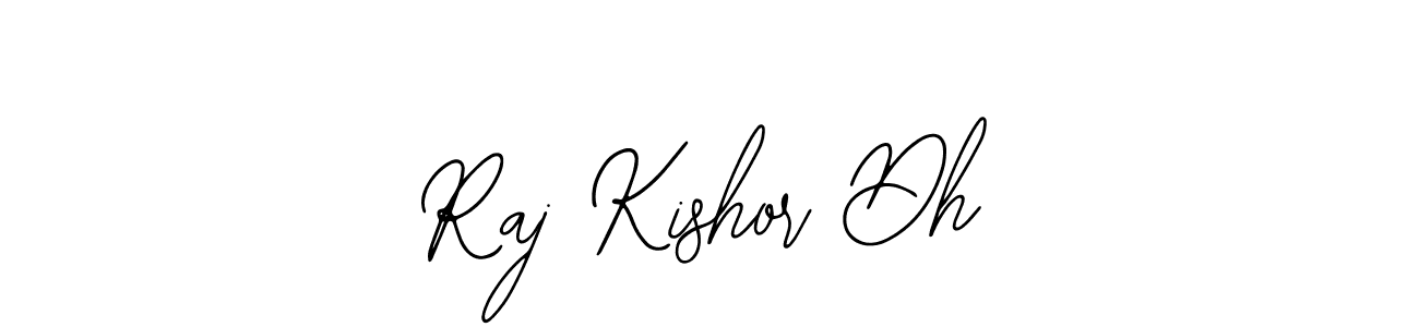 Similarly Bearetta-2O07w is the best handwritten signature design. Signature creator online .You can use it as an online autograph creator for name Raj Kishor Dh. Raj Kishor Dh signature style 12 images and pictures png