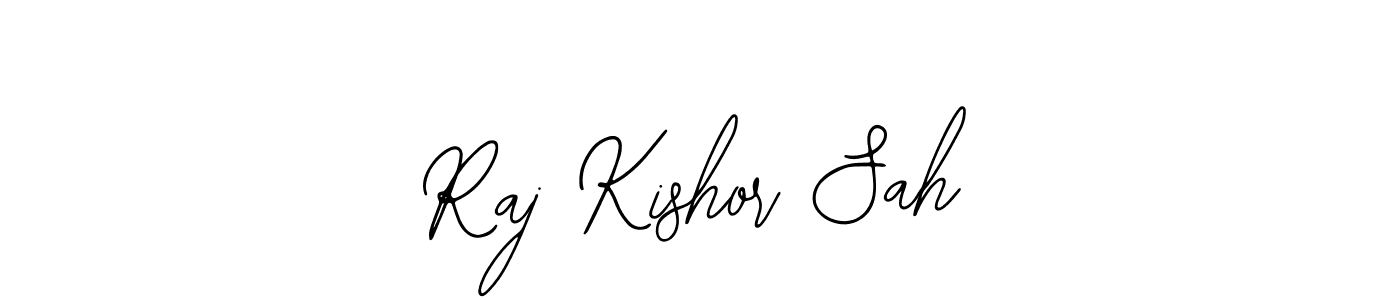 Make a beautiful signature design for name Raj Kishor Sah. Use this online signature maker to create a handwritten signature for free. Raj Kishor Sah signature style 12 images and pictures png