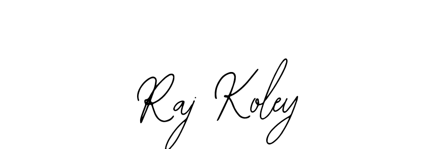 How to Draw Raj Koley signature style? Bearetta-2O07w is a latest design signature styles for name Raj Koley. Raj Koley signature style 12 images and pictures png