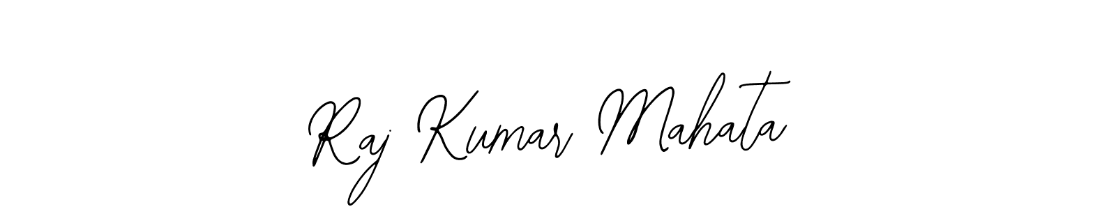 The best way (Bearetta-2O07w) to make a short signature is to pick only two or three words in your name. The name Raj Kumar Mahata include a total of six letters. For converting this name. Raj Kumar Mahata signature style 12 images and pictures png