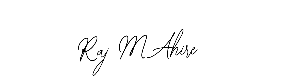 Use a signature maker to create a handwritten signature online. With this signature software, you can design (Bearetta-2O07w) your own signature for name Raj M Ahire. Raj M Ahire signature style 12 images and pictures png