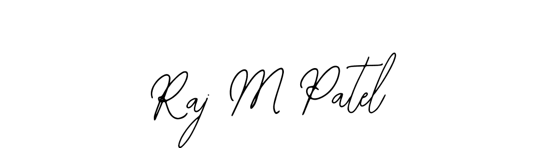 You should practise on your own different ways (Bearetta-2O07w) to write your name (Raj M Patel) in signature. don't let someone else do it for you. Raj M Patel signature style 12 images and pictures png