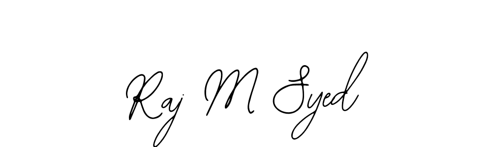 Make a beautiful signature design for name Raj M Syed. Use this online signature maker to create a handwritten signature for free. Raj M Syed signature style 12 images and pictures png