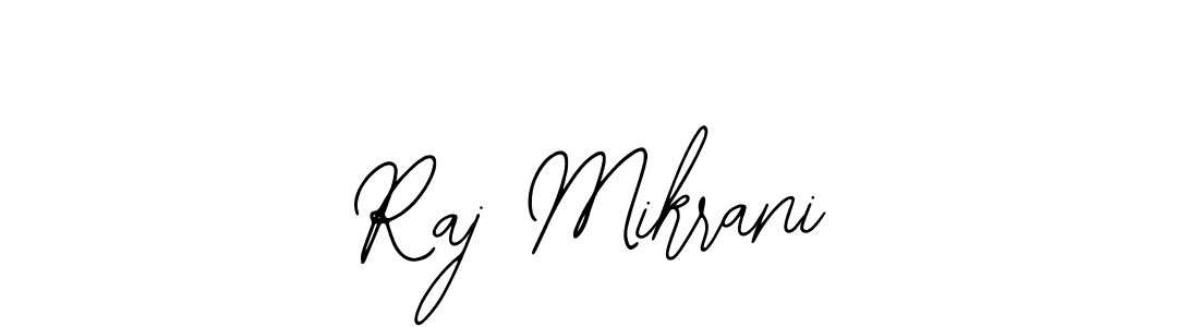 Use a signature maker to create a handwritten signature online. With this signature software, you can design (Bearetta-2O07w) your own signature for name Raj Mikrani. Raj Mikrani signature style 12 images and pictures png