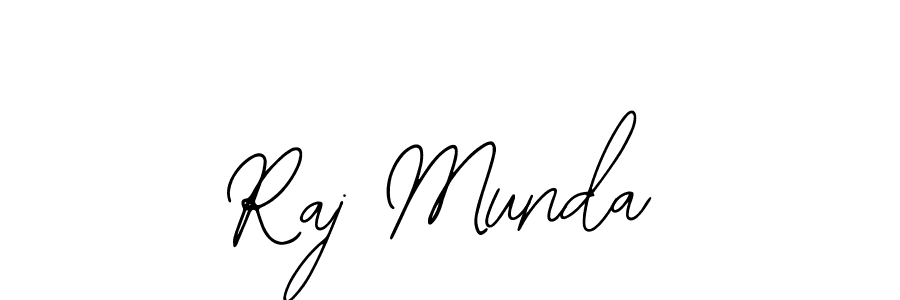 Use a signature maker to create a handwritten signature online. With this signature software, you can design (Bearetta-2O07w) your own signature for name Raj Munda. Raj Munda signature style 12 images and pictures png