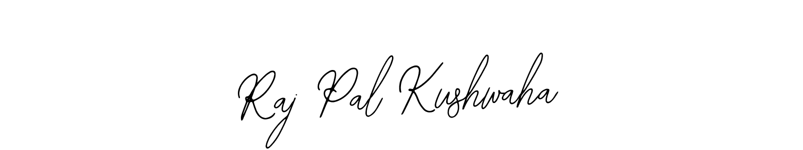 How to make Raj Pal Kushwaha name signature. Use Bearetta-2O07w style for creating short signs online. This is the latest handwritten sign. Raj Pal Kushwaha signature style 12 images and pictures png