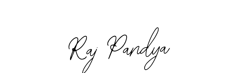 How to make Raj Pandya signature? Bearetta-2O07w is a professional autograph style. Create handwritten signature for Raj Pandya name. Raj Pandya signature style 12 images and pictures png