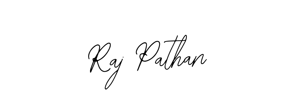 You should practise on your own different ways (Bearetta-2O07w) to write your name (Raj Pathan) in signature. don't let someone else do it for you. Raj Pathan signature style 12 images and pictures png
