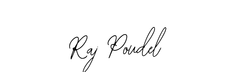 Raj Poudel stylish signature style. Best Handwritten Sign (Bearetta-2O07w) for my name. Handwritten Signature Collection Ideas for my name Raj Poudel. Raj Poudel signature style 12 images and pictures png