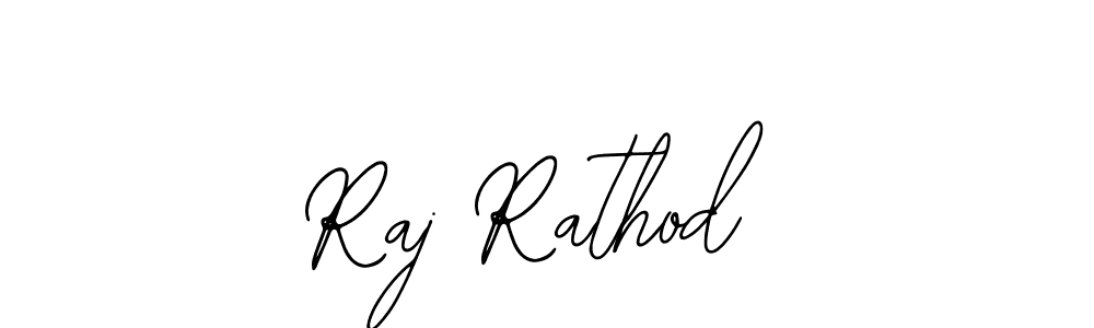 The best way (Bearetta-2O07w) to make a short signature is to pick only two or three words in your name. The name Raj Rathod include a total of six letters. For converting this name. Raj Rathod signature style 12 images and pictures png