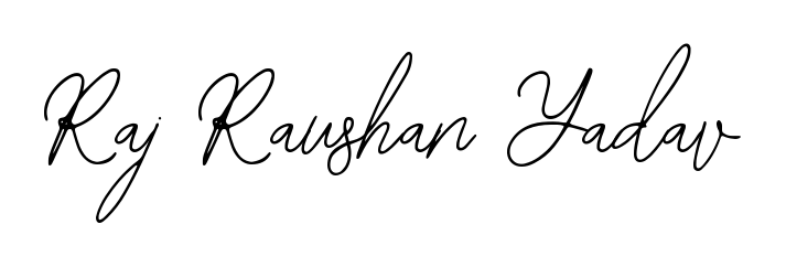 The Bearetta-2O07w font gives name Raj Raushan Yadav a signature that looks effortless yet distinguished. Download high-res PNG instantly. Raj Raushan Yadav signature style 12 images and pictures png