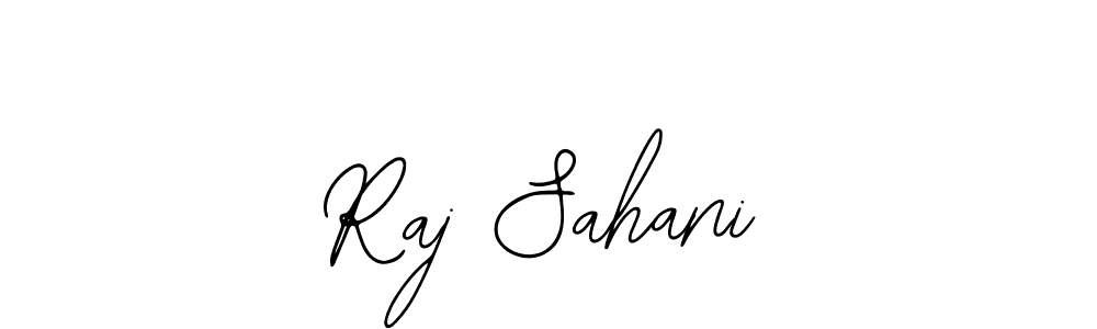 if you are searching for the best signature style for your name Raj Sahani. so please give up your signature search. here we have designed multiple signature styles  using Bearetta-2O07w. Raj Sahani signature style 12 images and pictures png