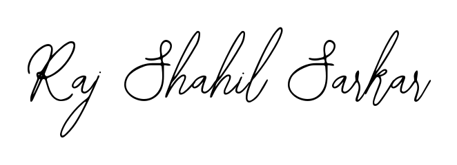 Give your name Raj Shahil Sarkar an exquisite flair with the Bearetta-2O07w script font. Ideal for contracts, resumes, and formal letterheads. Raj Shahil Sarkar signature style 12 images and pictures png