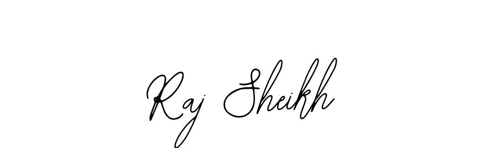 How to make Raj Sheikh signature? Bearetta-2O07w is a professional autograph style. Create handwritten signature for Raj Sheikh name. Raj Sheikh signature style 12 images and pictures png