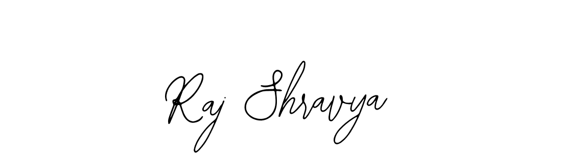 How to make Raj Shravya name signature. Use Bearetta-2O07w style for creating short signs online. This is the latest handwritten sign. Raj Shravya signature style 12 images and pictures png