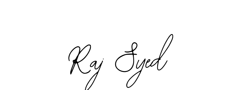 Design your own signature with our free online signature maker. With this signature software, you can create a handwritten (Bearetta-2O07w) signature for name Raj Syed. Raj Syed signature style 12 images and pictures png