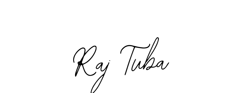 How to make Raj Tuba name signature. Use Bearetta-2O07w style for creating short signs online. This is the latest handwritten sign. Raj Tuba signature style 12 images and pictures png