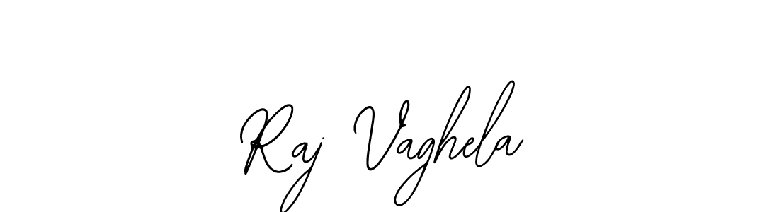 How to make Raj Vaghela name signature. Use Bearetta-2O07w style for creating short signs online. This is the latest handwritten sign. Raj Vaghela signature style 12 images and pictures png