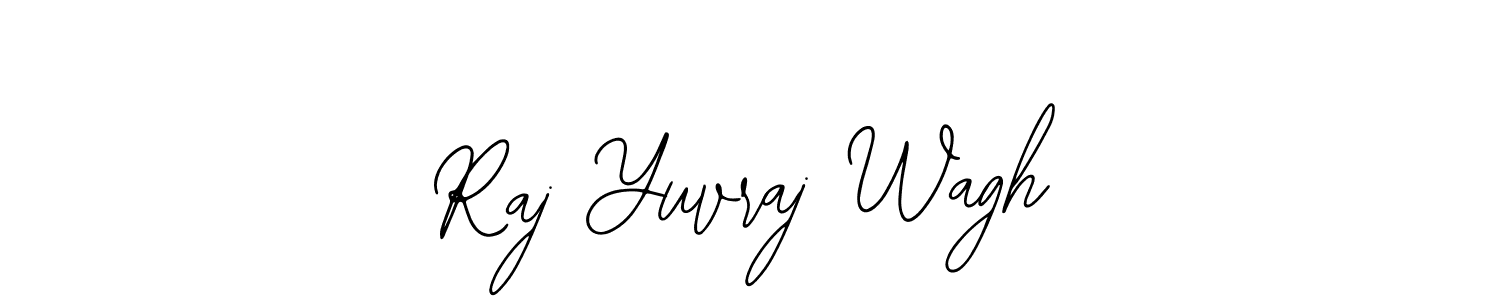 How to make Raj Yuvraj Wagh name signature. Use Bearetta-2O07w style for creating short signs online. This is the latest handwritten sign. Raj Yuvraj Wagh signature style 12 images and pictures png