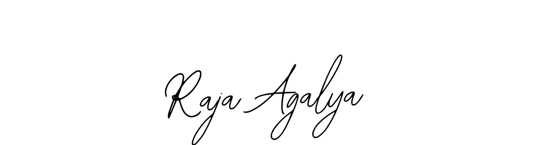 How to make Raja Agalya signature? Bearetta-2O07w is a professional autograph style. Create handwritten signature for Raja Agalya name. Raja Agalya signature style 12 images and pictures png