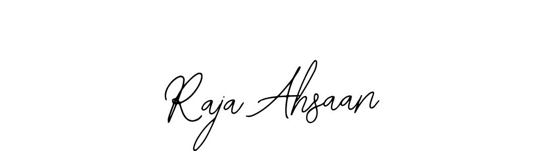 It looks lik you need a new signature style for name Raja Ahsaan. Design unique handwritten (Bearetta-2O07w) signature with our free signature maker in just a few clicks. Raja Ahsaan signature style 12 images and pictures png