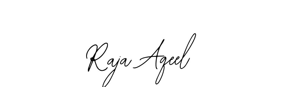 How to make Raja Aqeel signature? Bearetta-2O07w is a professional autograph style. Create handwritten signature for Raja Aqeel name. Raja Aqeel signature style 12 images and pictures png