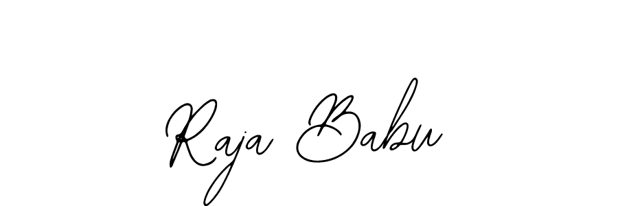 Use a signature maker to create a handwritten signature online. With this signature software, you can design (Bearetta-2O07w) your own signature for name Raja Babu. Raja Babu signature style 12 images and pictures png