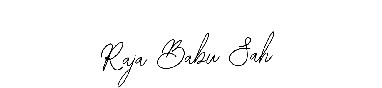 Also we have Raja Babu Sah name is the best signature style. Create professional handwritten signature collection using Bearetta-2O07w autograph style. Raja Babu Sah signature style 12 images and pictures png