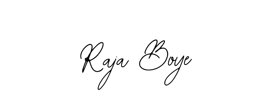 The best way (Bearetta-2O07w) to make a short signature is to pick only two or three words in your name. The name Raja Boye include a total of six letters. For converting this name. Raja Boye signature style 12 images and pictures png