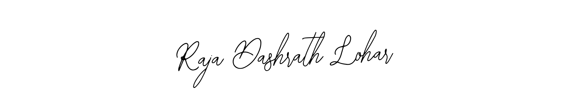 You should practise on your own different ways (Bearetta-2O07w) to write your name (Raja Dashrath Lohar) in signature. don't let someone else do it for you. Raja Dashrath Lohar signature style 12 images and pictures png
