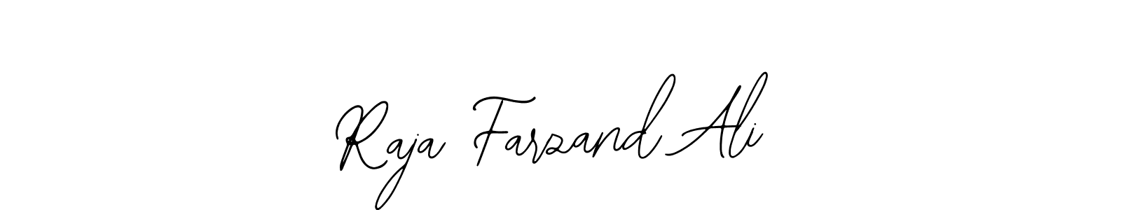 You should practise on your own different ways (Bearetta-2O07w) to write your name (Raja Farzand Ali) in signature. don't let someone else do it for you. Raja Farzand Ali signature style 12 images and pictures png
