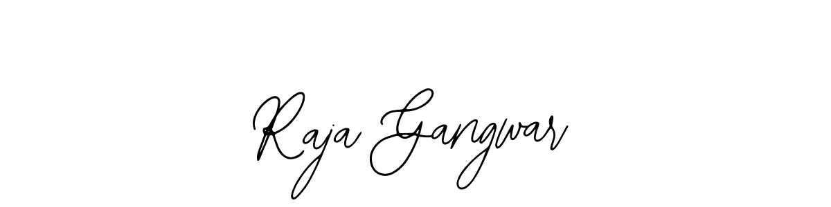 Use a signature maker to create a handwritten signature online. With this signature software, you can design (Bearetta-2O07w) your own signature for name Raja Gangwar. Raja Gangwar signature style 12 images and pictures png