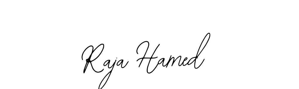 Also You can easily find your signature by using the search form. We will create Raja Hamed name handwritten signature images for you free of cost using Bearetta-2O07w sign style. Raja Hamed signature style 12 images and pictures png