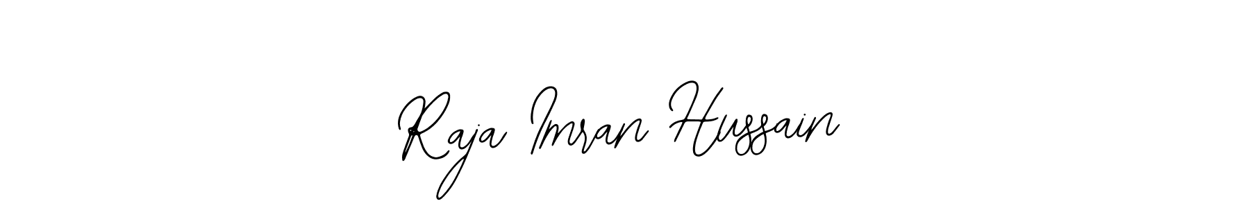 How to make Raja Imran Hussain name signature. Use Bearetta-2O07w style for creating short signs online. This is the latest handwritten sign. Raja Imran Hussain signature style 12 images and pictures png