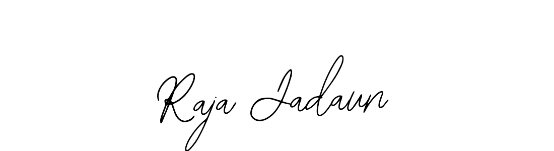 Bearetta-2O07w is a professional signature style that is perfect for those who want to add a touch of class to their signature. It is also a great choice for those who want to make their signature more unique. Get Raja Jadaun name to fancy signature for free. Raja Jadaun signature style 12 images and pictures png