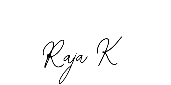 Also we have Raja K name is the best signature style. Create professional handwritten signature collection using Bearetta-2O07w autograph style. Raja K signature style 12 images and pictures png