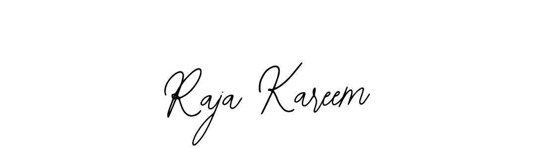 The best way (Bearetta-2O07w) to make a short signature is to pick only two or three words in your name. The name Raja Kareem include a total of six letters. For converting this name. Raja Kareem signature style 12 images and pictures png