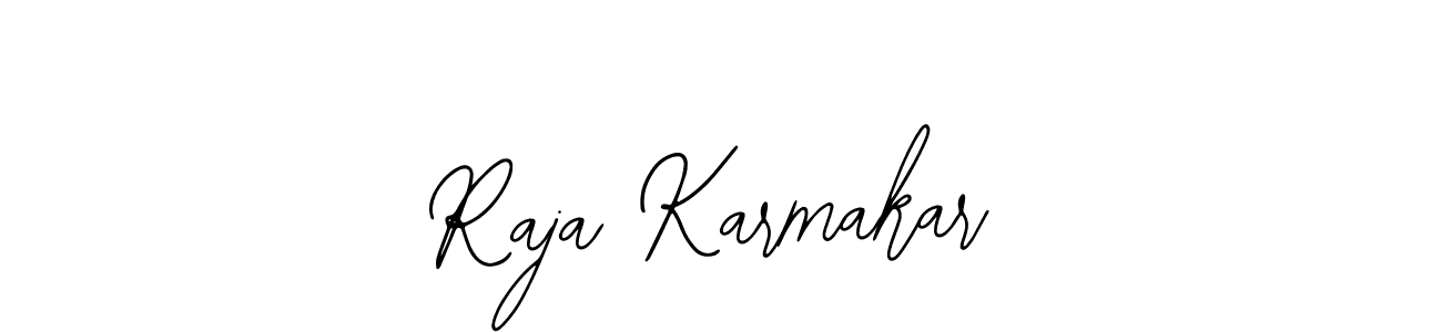 The best way (Bearetta-2O07w) to make a short signature is to pick only two or three words in your name. The name Raja Karmakar include a total of six letters. For converting this name. Raja Karmakar signature style 12 images and pictures png