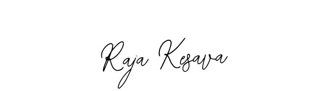 How to make Raja Kesava name signature. Use Bearetta-2O07w style for creating short signs online. This is the latest handwritten sign. Raja Kesava signature style 12 images and pictures png