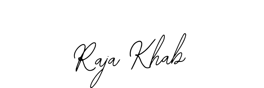 Also we have Raja Khab name is the best signature style. Create professional handwritten signature collection using Bearetta-2O07w autograph style. Raja Khab signature style 12 images and pictures png