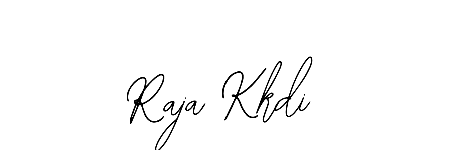How to make Raja Kkdi name signature. Use Bearetta-2O07w style for creating short signs online. This is the latest handwritten sign. Raja Kkdi signature style 12 images and pictures png