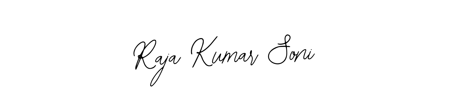 The best way (Bearetta-2O07w) to make a short signature is to pick only two or three words in your name. The name Raja Kumar Soni include a total of six letters. For converting this name. Raja Kumar Soni signature style 12 images and pictures png